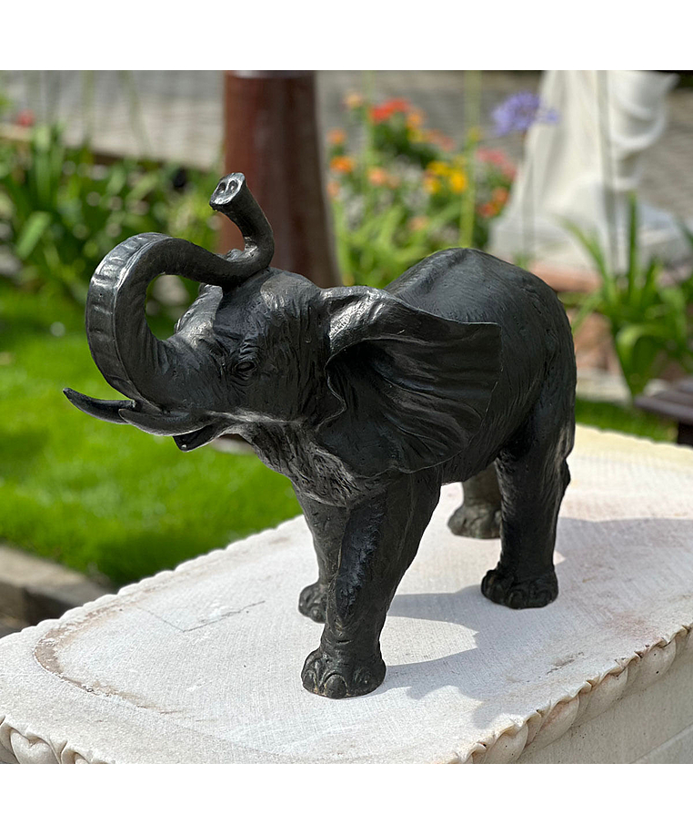 imagem do produto Escultura de Bronze Elefante 45x62 - EBZ557