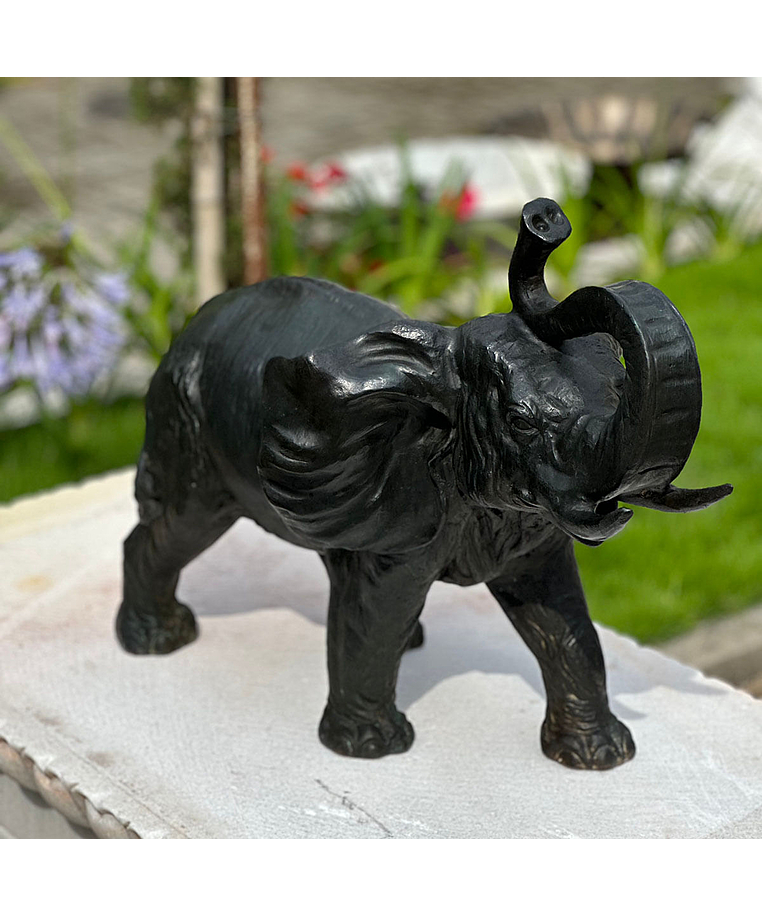 imagem do produto Escultura de Bronze Elefante 45x62 - EBZ557