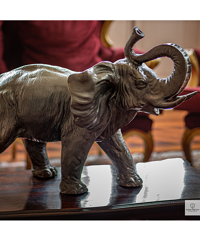 imagem do produto Escultura de Bronze Elefante 45x62 - EBZ557