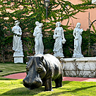 imagem do produto Escultura de Bronze Hipop�tamo 45X110 - EBZ560