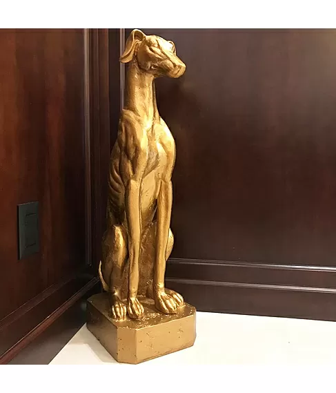 imagem de Escultura de Cachorro Galgo 82cm - VRF150