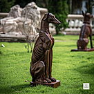 imagem do produto Escultura de Cachorro Galgo 82cm VRF150 Eleg�ncia e Movimento
