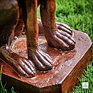 imagem do produto Escultura de Cachorro Galgo 82cm VRF150 Eleg�ncia e Movimento