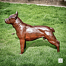 imagem do produto Escultura de Cachorro Pitbull 68cm VRF248 For�a e Personalidade