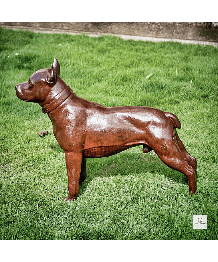 imagem do produto Escultura de Cachorro Pitbull 68cm - VRF248