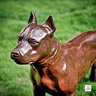 imagem do produto Escultura de Cachorro Pitbull 68cm - VRF248