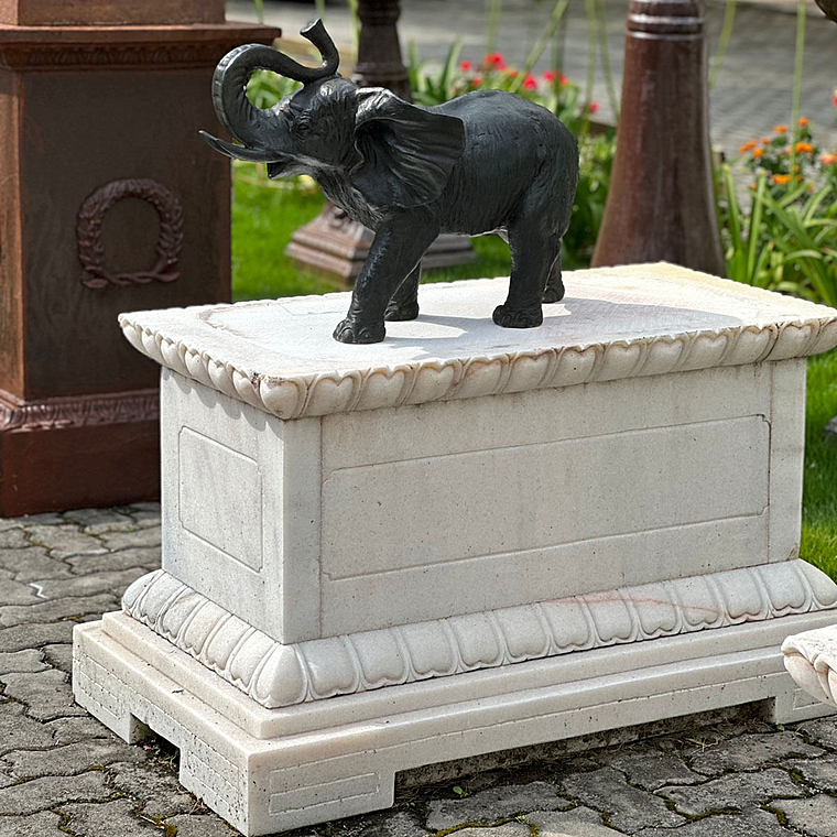 imagem do produto Escultura de Elefante em Bronze 45x62 EBZ557 For�a e Sofistica��o