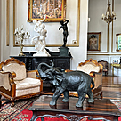imagem do produto Escultura de Elefante em Bronze 45x62 EBZ557 For�a e Sofistica��o