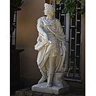 imagem do produto Escultura de J�lio Cesar M�rmore 180 + 50cm Base - EMP524 Poder e Hist�ria Cl�ssica