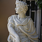 imagem do produto Escultura de J�lio Cesar M�rmore 180 + 50cm Base - EMP524