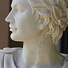 imagem do produto Escultura de J�lio Cesar M�rmore 180 + 50cm Base - EMP524