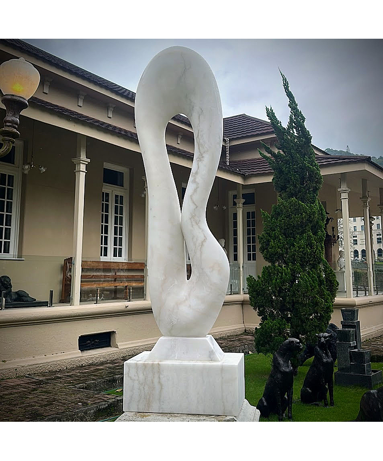 imagem do produto Escultura de Marmore Arco Nobre 165cm EMP720  Arquitetura de Luxo Quinta DellArte