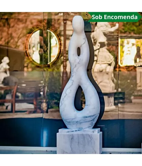 imagem de Escultura de Mármore Arco Nobre 170cm EMP721 Arte Escultórica de Luxo Quinta DellArte