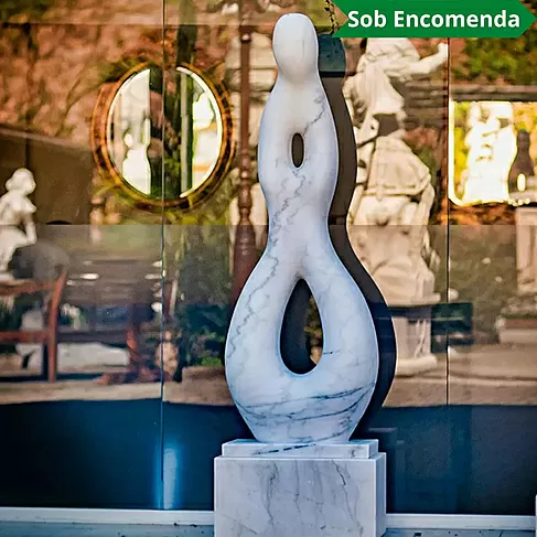 imagem de Escultura de Mármore Arco Nobre 170cm EMP721 Arte Escultórica de Luxo Quinta DellArte