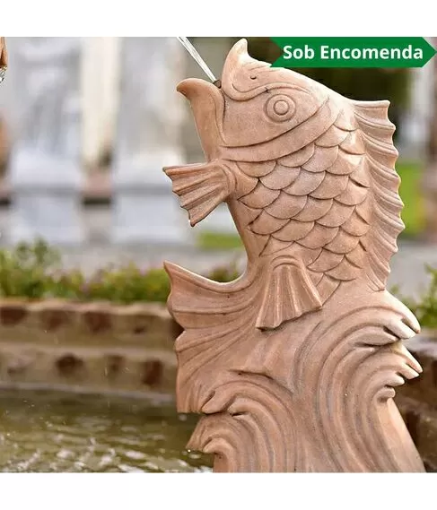 imagem de Escultura de Peixe Pequeno 80cm - FMP139