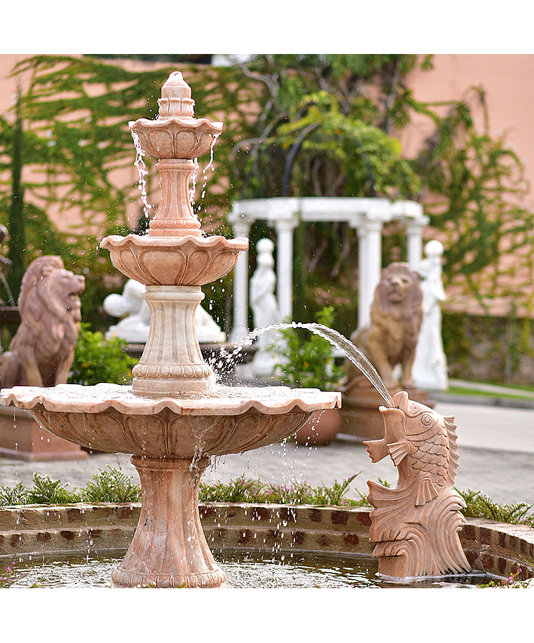 imagem do produto Escultura de Peixe Pequeno 80cm - FMP139 Elemento Decorativo para Jardins e Fontes