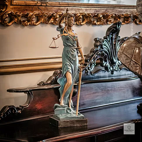 imagem de Escultura Deusa da Justiça em Bronze 72cm - EBZ759
