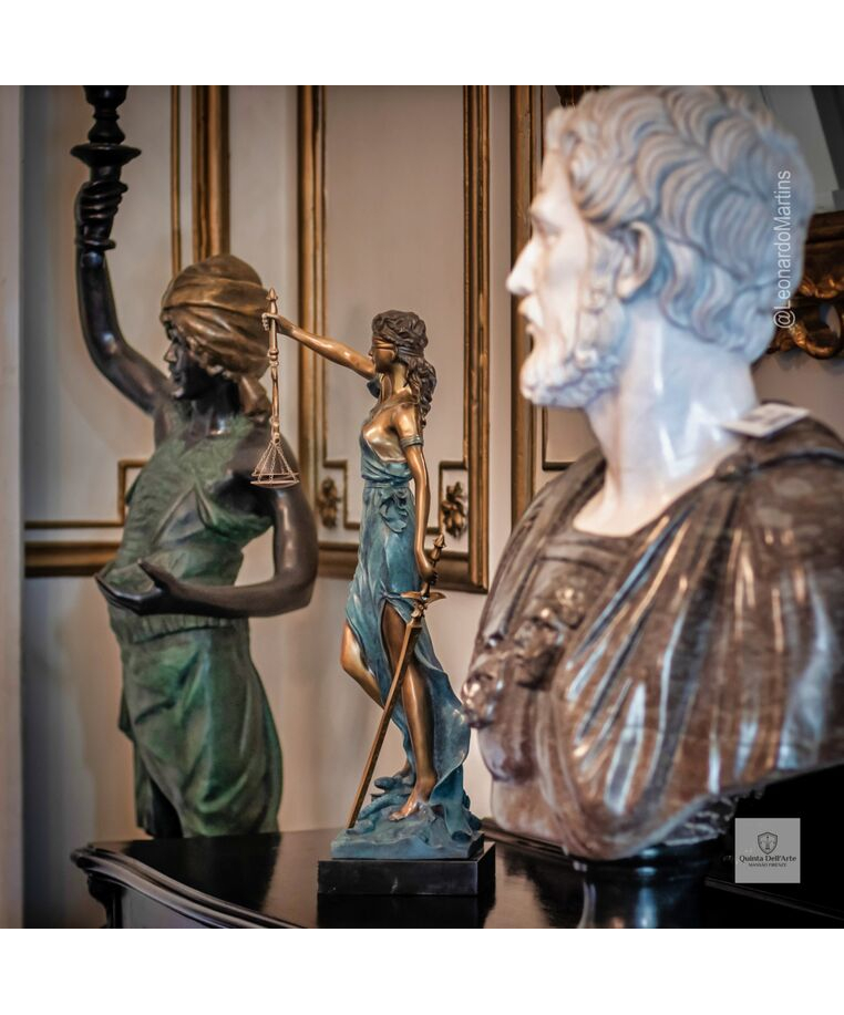 imagem do produto Escultura Deusa da Justi�a em Bronze 72cm - EBZ759