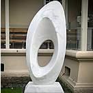 imagem do produto Escultura Elo Eterno M�rmore Branco 100cm - EMP228 Eleg�ncia e Significado