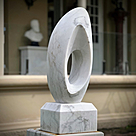 imagem do produto Escultura Elo Eterno M�rmore Branco 100cm - EMP228 Eleg�ncia e Significado