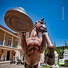imagem do produto Escultura em Bronze Cavalo Bardigiano 300cm VRBZ350 Impon�ncia Monumental