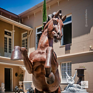 imagem do produto Escultura em Bronze Cavalo Bardigiano 300cm VRBZ350 Impon�ncia Monumental