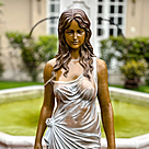 imagem do produto Escultura em Bronze Dona Con Velo 160cm - EBZ614 Arte Escultural Imponente