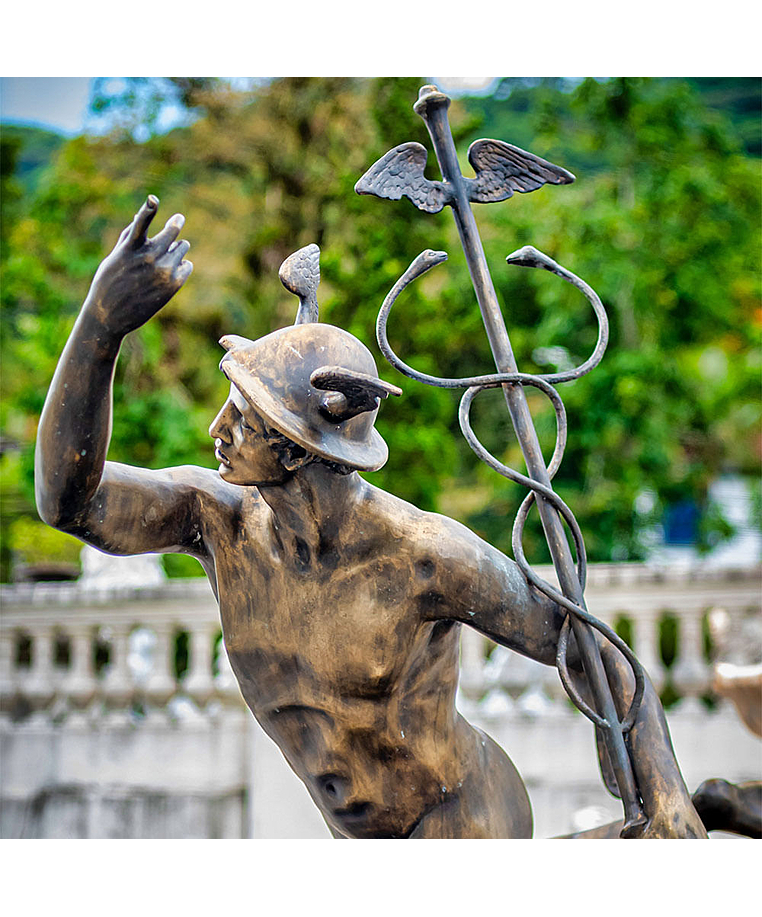 imagem do produto Escultura em Bronze Merc�rio 264cm - EBZ549