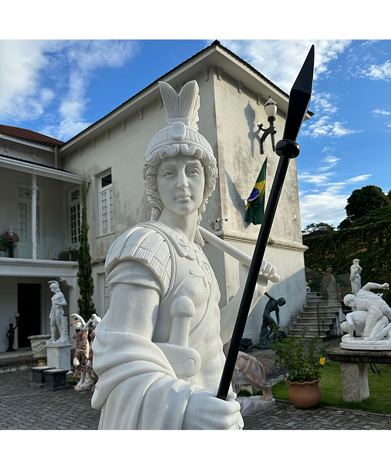 imagem do produto Escultura em M�rmore Centurione 230cm com base - EMP563