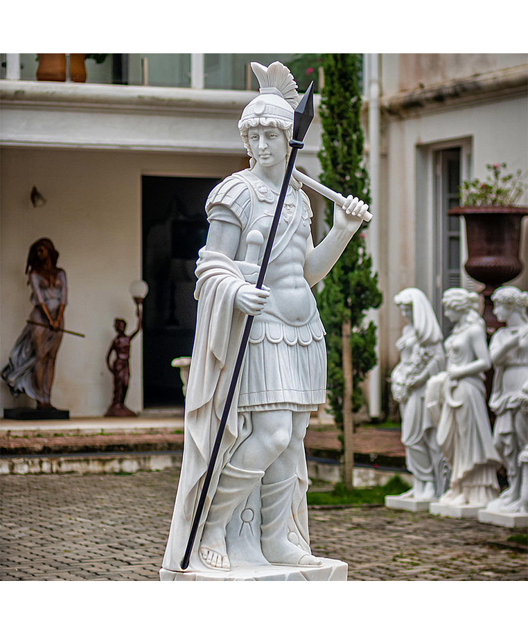 imagem do produto Escultura em M�rmore Centurione 230cm com base - EMP563