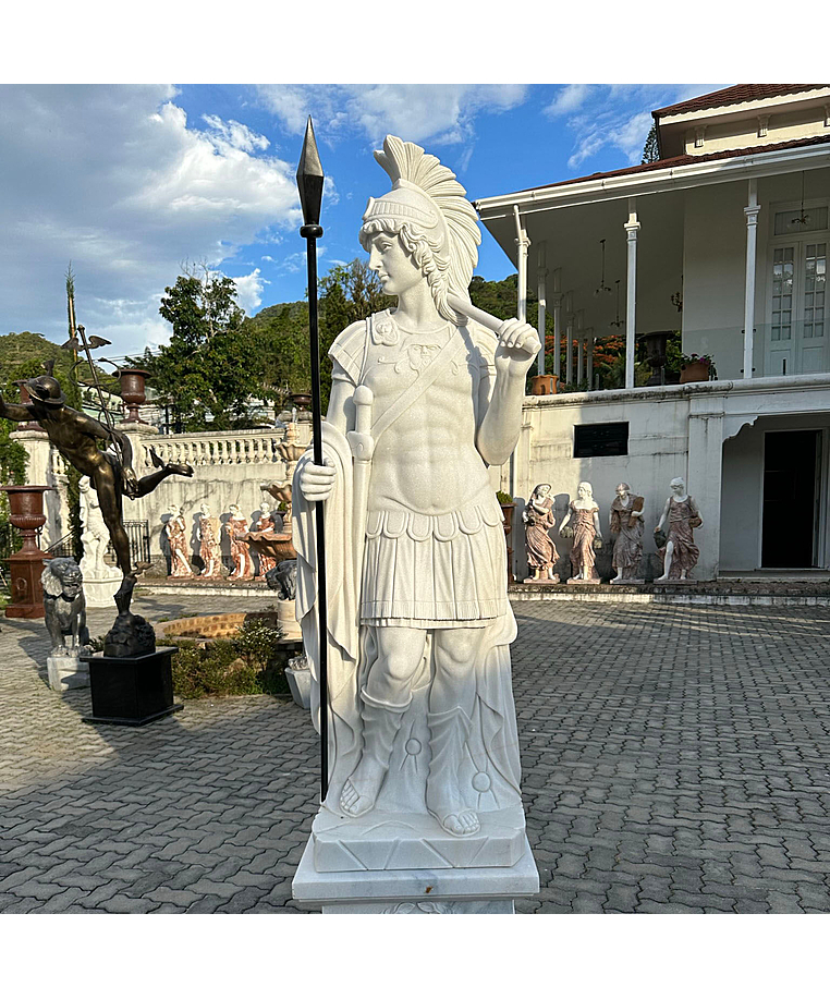 imagem do produto Escultura em M�rmore Centurione 230cm com base - EMP563