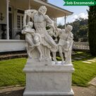 imagem do produto Escultura em M�rmore Laocoonte e Filhos 184cm - EMP565