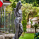 imagem do produto Escultura em M�rmore Preto Apollo Vencendo 230cm - EMP561 For�a e Eleg�ncia Cl�ssica