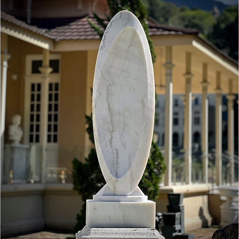 imagem do produto Escultura Essencia Refletida M�rmore Branco 160cm - EMP722 Sofistica��o e Arte
