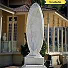 imagem do produto Escultura Essencia Refletida M�rmore Branco 160cm - EMP722 Sofistica��o e Arte