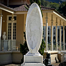 imagem do produto Escultura Essencia Refletida M�rmore Branco 160cm - EMP722