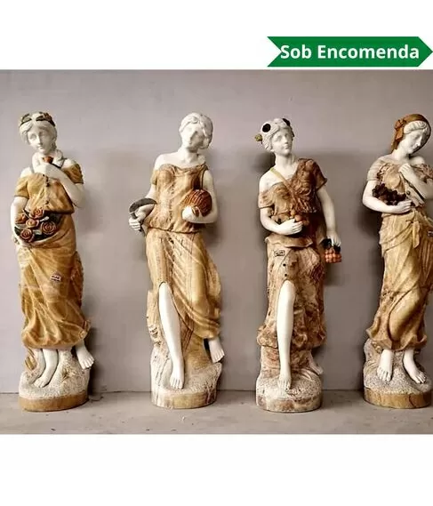 imagem de Escultura Estações do Ano Florença Jogo 160cm - EMP375