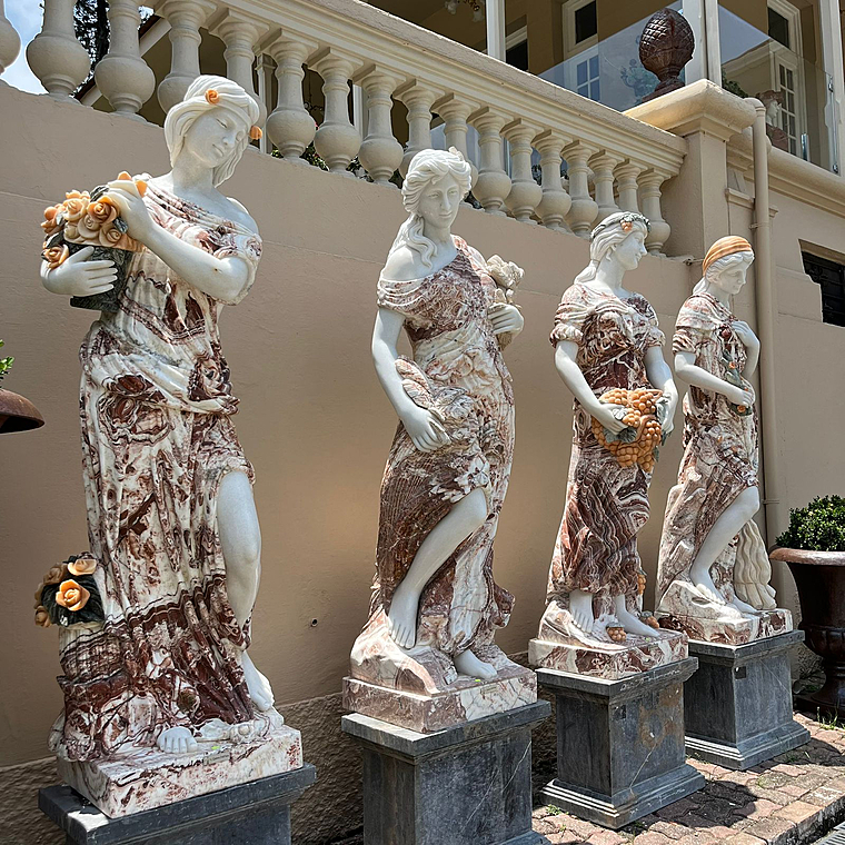 imagem do produto Escultura Esta��es do Ano M�rmore Color 185cm - EMP515 Design Cl�ssico para Jardins