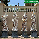 imagem do produto Escultura Esta��es do Ano M�rmore Color 185cm - EMP515 Design Cl�ssico para Jardins