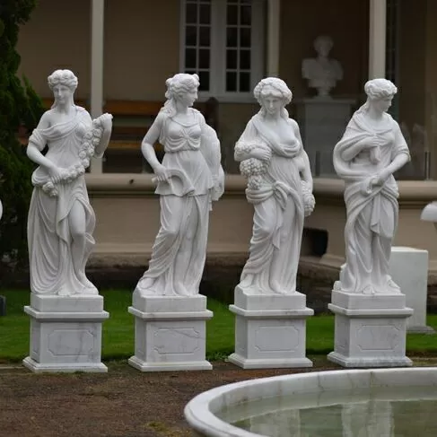 imagem de Escultura Estações do Ano Ravena 160cm - EMP776 Paisagismo de Luxo