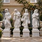 imagem do produto Escultura Esta��es do Ano Roma M�rmore Branco160cm - EMP778