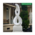 imagem do produto Escultura Eterno Refinado M�rmore Branco 150cm - EMP727