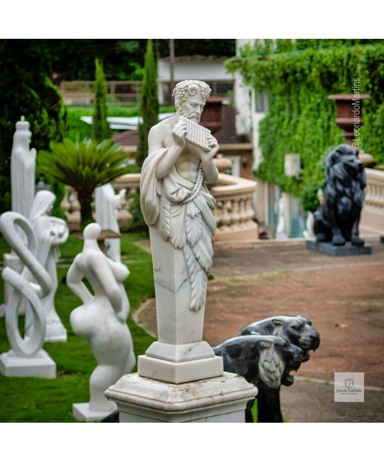 imagem do produto Escultura Fauno com Flauta 160cm EMP484 Arte Cl�ssica e Expressiva