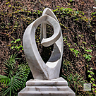 imagem do produto Escultura Fio Cont�nuo M�rmore Branco 120cm - EMP739 Arte Contempor�nea Sofisticada