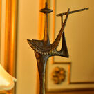 imagem do produto Escultura Flautista em Bronze 72cm EBZ539 Arte e Eleg�ncia Musical