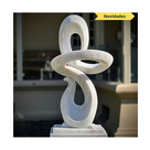 imagem do produto Escultura Fluxo Cont�nuo M�rmore Branco 120cm - EMP742