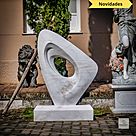 imagem do produto Escultura Fragmento Eterno M�rmore Branco 120cm - EMP730 Arte Contempor�nea