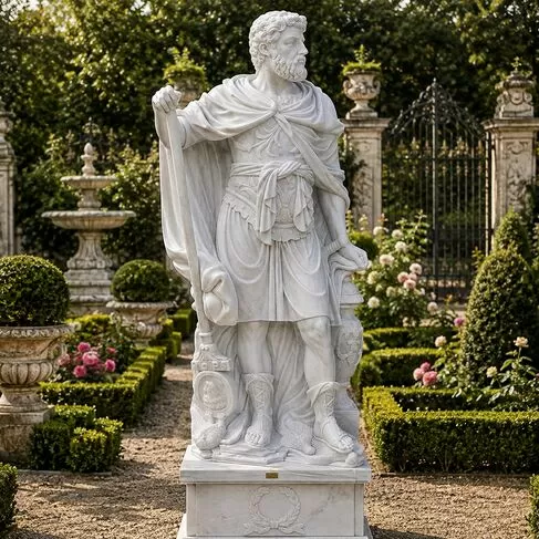 imagem de Escultura General Anibal Barca A 230cm - EMP504 Liderança e Força Clássica