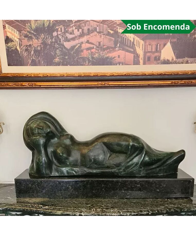 imagem do produto Escultura Guanabara 40cm X 90cm Bronze - EBZ528