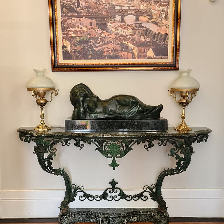 imagem do produto Escultura Guanabara em Bronze 40x90cm EBZ528 Arte e Identidade Brasileira